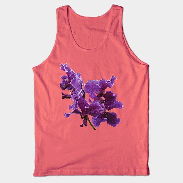 Orchids - Spray of Purple Orchids Tank Top by SusanSavad